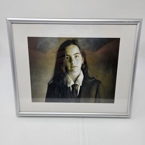 Framed Black & White Photograph Portrait Contemporary Framed Art Gallery Wall